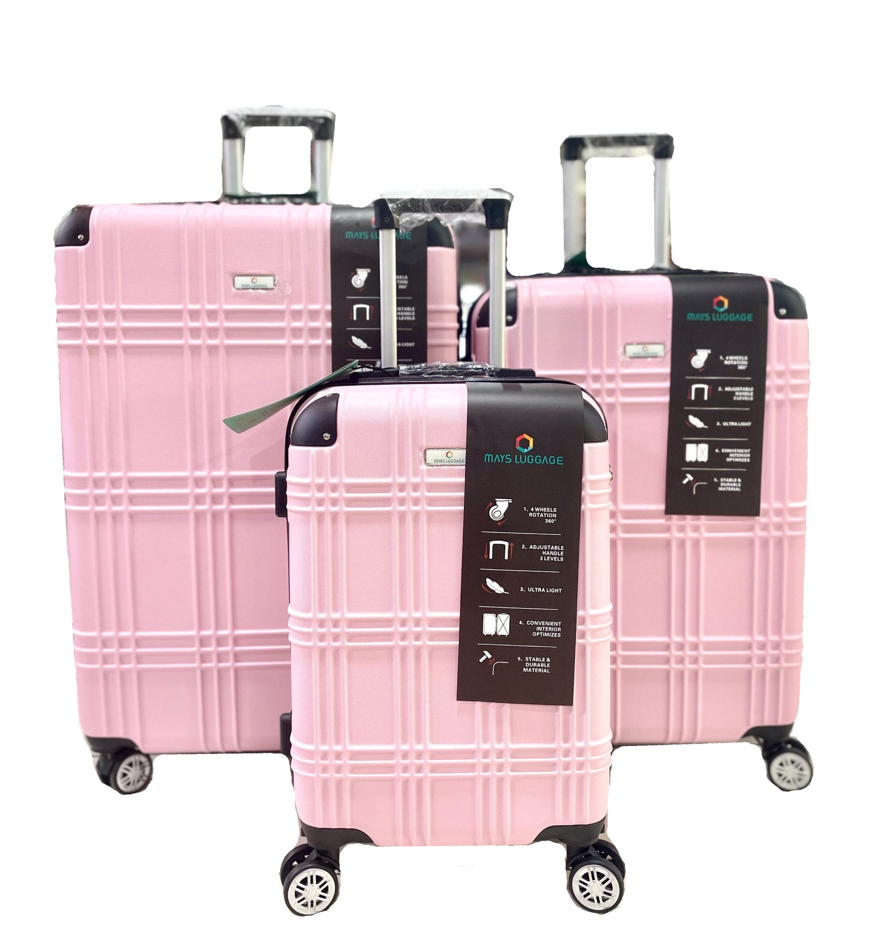 Mays Super Light 3 Pcs Set – MaysLuggage